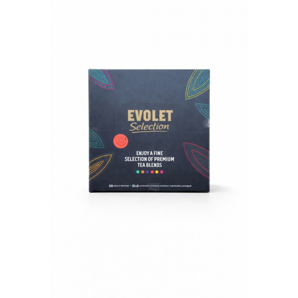 EVOLET Fruit Tea Selection, The Box Premium Blends, Ceai Piramida 120*2,25gr Ceai plic 98,39 lei