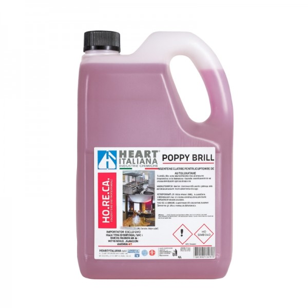 Poppy Brill, solutie clatire cuptoare cu autocuratare, 4L Produse 127,12 lei
