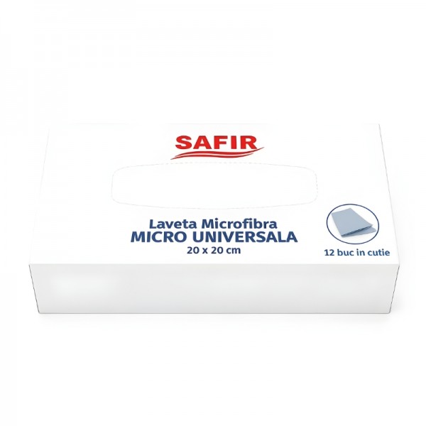 Lavete microfibra la cutie, universale, 20*20 cm, 12buc Produse 7,99 lei