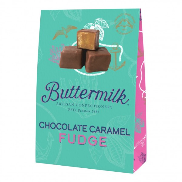 Caramele englezesti Fudge cu Ciocolata si Caramel Buttermilk 150g Produse 52,50 lei