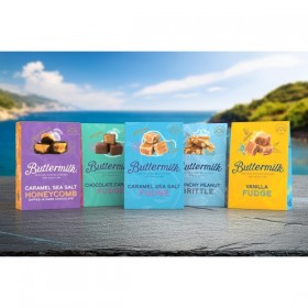 Caramele englezesti Fudge cu Ciocolata si Caramel Buttermilk 150g Produse 52,50 lei