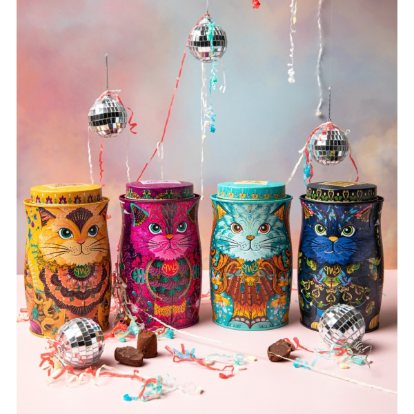 Trufe de ciocolata Monty Bojangles - Cutie metalica Spirit Blue Mini 36g Produse 61,50 lei