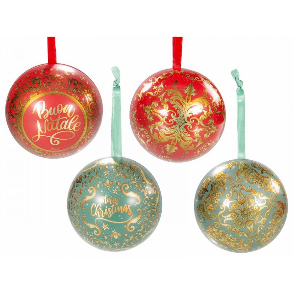 Glob metalic Crimson and Evergreen cu praline belgiene Valentino 100g Produse 67,50 lei