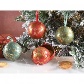 Glob metalic Crimson and Evergreen cu praline belgiene Valentino 100g Produse 67,50 lei