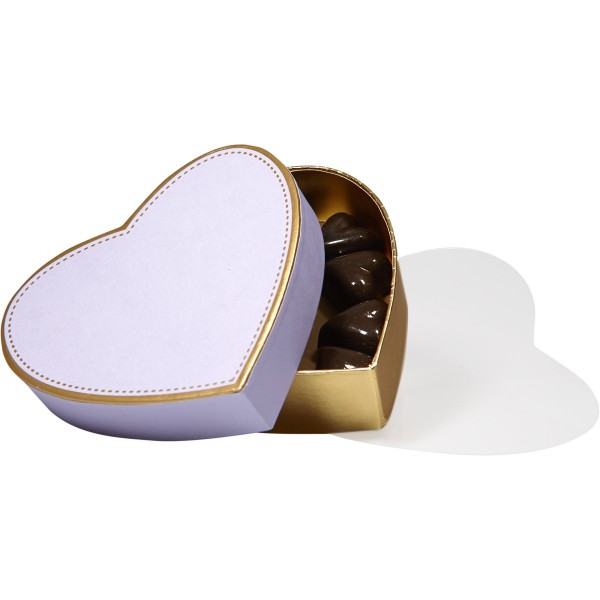 Cutie cu 9 praline belgiene asortate Wisteria Heart, Valentino Chocolatier Produse 71,25 lei