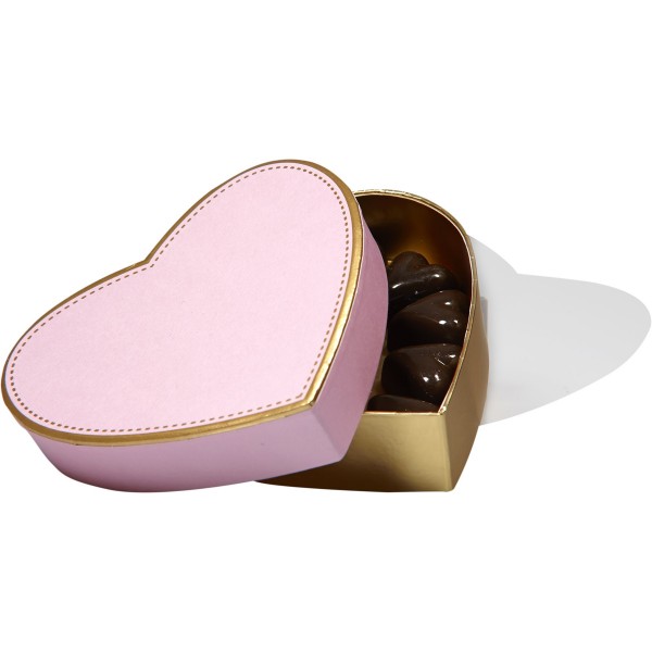 Cutie cu 9 praline belgiene asortate Blush Bloom Heart, Valentino Chocolatier Produse 71,25 lei