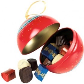 Glob metalic Scarlet cu praline belgiene Valentino 150g Produse 71,25 lei