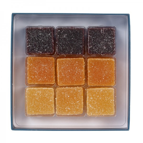 Cutie cu 18 jeleuri din pulpa de fructe autentice de livada Confidas 240g Produse 88,75 lei