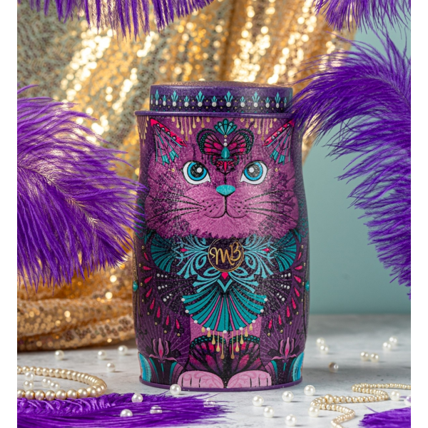 Trufe de ciocolata Monty Bojangles - Cutie metalica Violet Rebel Cat 135g Produse 116,25 lei