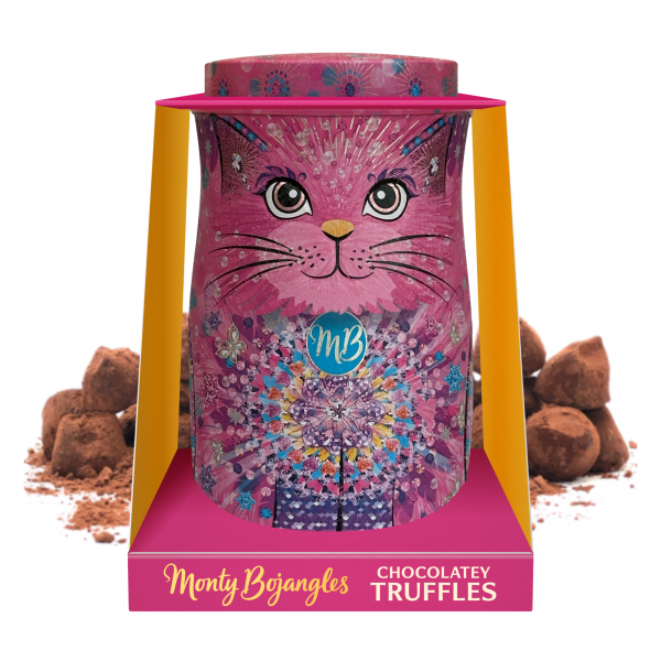 Trufe de ciocolata Monty Bojangles - Cutie metalica Starlet Cat 135g Produse 116,25 lei