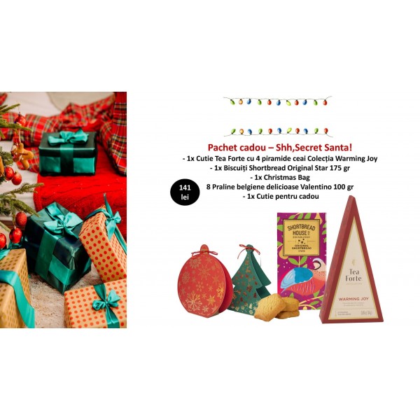 Cos cadou - Shh,Secret Santa! Produse 141,00 lei