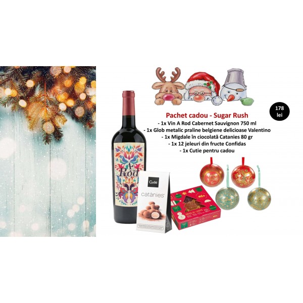 Cos cadou - Sugar Rush Produse 178,00 lei