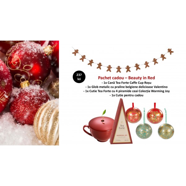 Cos cadou - Beauty in Red Produse 237,00 lei