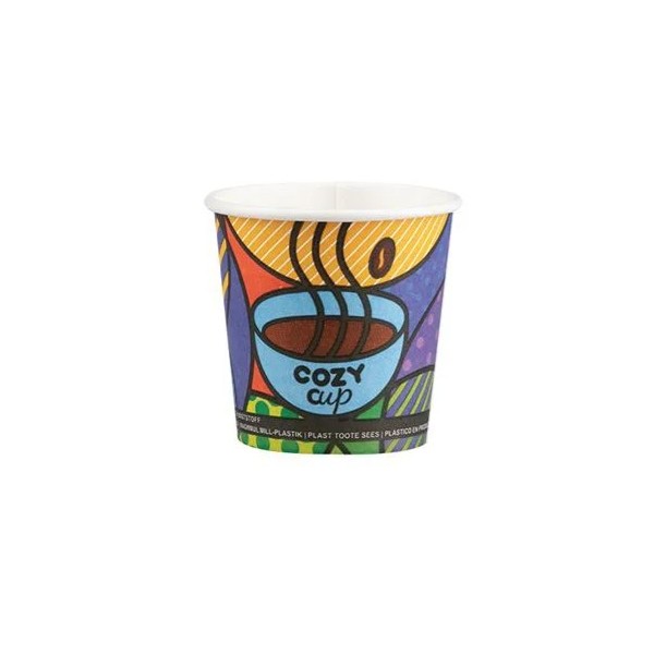 Pahare carton 120ml - 4oz Cozy D62, 50buc Produse 3,69 lei