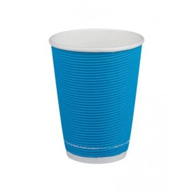 Pahare carton 350ml - 12oz, perete dublu, Mix Color, D90, 25buc Produse 10,35 lei