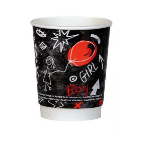 Pahare carton 235ml - 8oz, perete dublu, Coffee Break, D80, 25buc Produse 6,88 lei