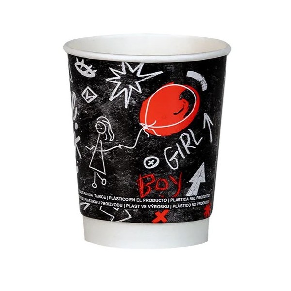 Pahare carton 235ml - 8oz, perete dublu, Coffee Break, D80, 25buc Produse 6,88 lei