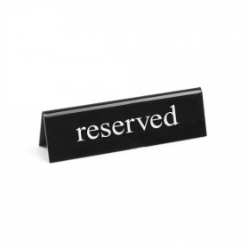 Semn pentru semnalizare masa "RESERVED", 130x35xh40 mm Produse 8,76 lei