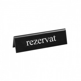 Semn pentru masa "Rezervat", 130x35xh40 mm, Produse 10,82 lei