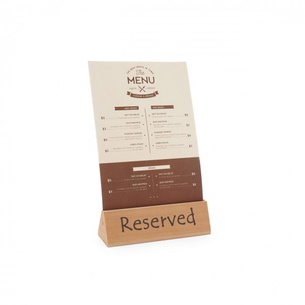 Semn de masa cu text Reserved din lemn durabil 152x44xh44 mm Produse 16,39 lei