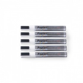 Set 5 markere albe pentru tabla, grosime scris 2-6 mm, Produse 44,30 lei