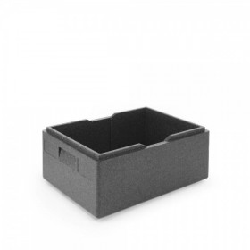 Recipient termoizolant din piocelan, Kitchen Line, GN 1/1, 80L, negru, 685x485xh360mm Produse 266,67 lei