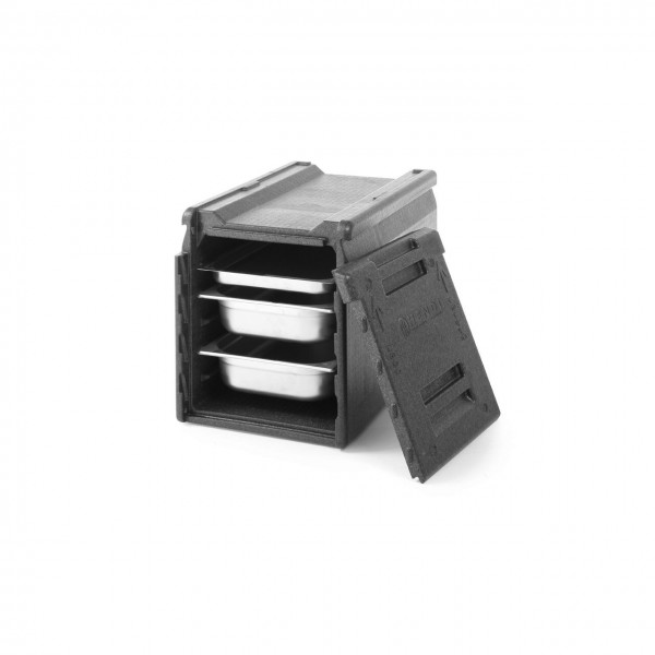 Cutie termoizolanta transport, 66L, 5 santuri la distanta de 65 cm pentru tavile GN1/1 Produse 750,18 lei