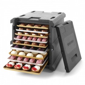 Cutie termoizolanta cu capac, 128L, tip thermobox, ideala pentru transport catering, 900x 600x400mm Produse 1,00 lei