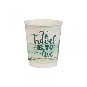 Pahare carton 235ml - 8oz, perete dublu, Van Design, D80, 25buc Pahare din carton 6,88 lei