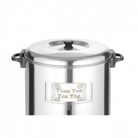 Boiler pentru bauturi fierbinti 30L, Inox, termostat 0-100°C, 2200W, 520x (h)500 mm, capac reversibil