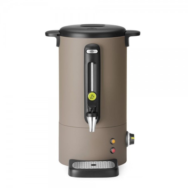 Boiler pentru bauturi calde Taupe mat 9l, Design de Bronwasser, 220-240V/950W, 307x330x (h)450mm