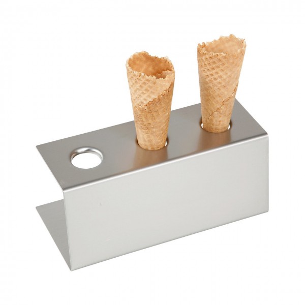 Suport 3 cornete inghetata, Hendi, Inox, 200x95x (h)85mm, Produse 70,06 lei