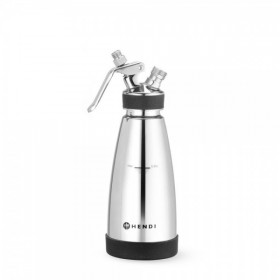 Aparat pentru frisca cu perete dublu, Hendi, Inox, 0.5L