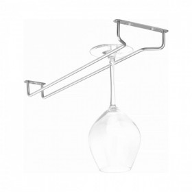 Suport pentru pahare, BarUp, otel inoxidabil, 408x115x (h)30mm