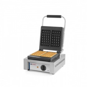 Aparat preparare vafe, waffles, profesional, Hendi, 1500W, fonta cu start anti-lipire, 480x320x (h)226mm