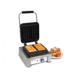 Aparat Hendi Brussels vafe, waffles, 2200W, 2 placi dreptunghiulare 3x5cm