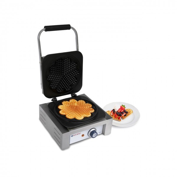 Aparat  Hendi Brussels vafe, waffles, 2200W, forma de inima, fonta