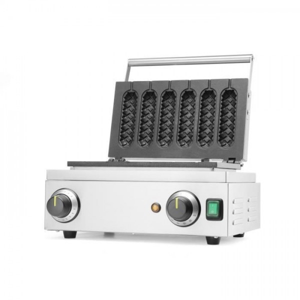 Aparat vafe Corn Dog Hendi, 1550w, timer, termostat reglabil 50-220°C, 3900x3350x (h)2300mm