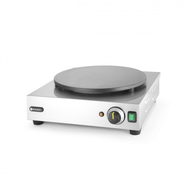 Aparat profesional pentru clatite, Hendi Smart, electric, 3000W,  40 cm, termostat  50-250°C