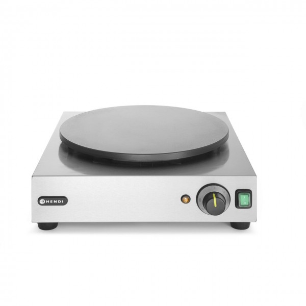 Aparat profesional pentru clatite, Hendi Smart, electric, 3000W,  40 cm, termostat  50-250°C