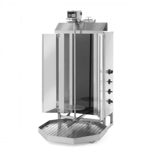 Kebab grill electric, Hendi, Profi Line, tija 89 cm, pt max 60 kg carne, otel inoxidabil, 400V/7200 W