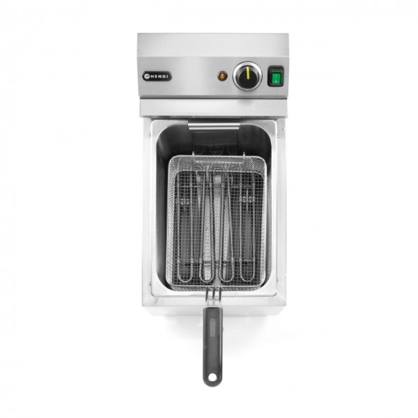 Friteuza XL electrica profesionala, Profi Line 10L, cu robinet, corp inox  400V / 6600W