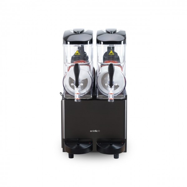 Masina de granita 2x12L, Arktic, Neagru  220-240V/710W, 420x510x (h)810mm