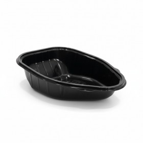 Caserola pui rotisat, cu capac transparent, 50buc Polipropilena 96,56 lei