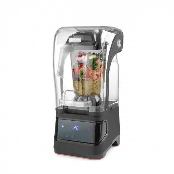 Blender cu capac profesional, protectie fonica, panou digital, 24800rpm, 1680W, cana 2,5L policarbonat Produse 1,00 lei