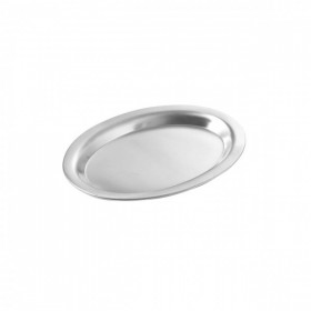 Tava ovala pentru cafea, aperitive, prajituri, 200x140mm, inox, Hendi Produse 42,62 lei