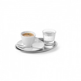 Tava ovala pentru cafea, aperitive, prajituri, 200x140mm, inox, Hendi Produse 42,62 lei