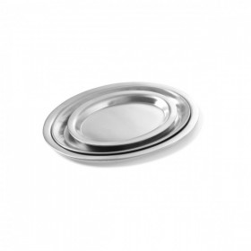 Tava servire cafea si aperitive, din inox, ovala, 28.5 x 22 cm, Hendi Produse 50,78 lei