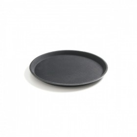 Tava Hendi pentru servire rotunda, poliester armat cu fibra de sticla, neagra 280mm Produse 51,69 lei