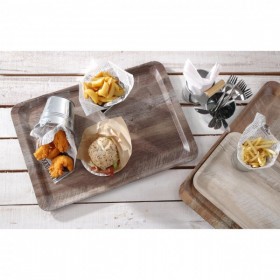 Tava de servire melaminata cu imprimare lemn, Hendi, dimensiune 330x430mm Produse 85,27 lei